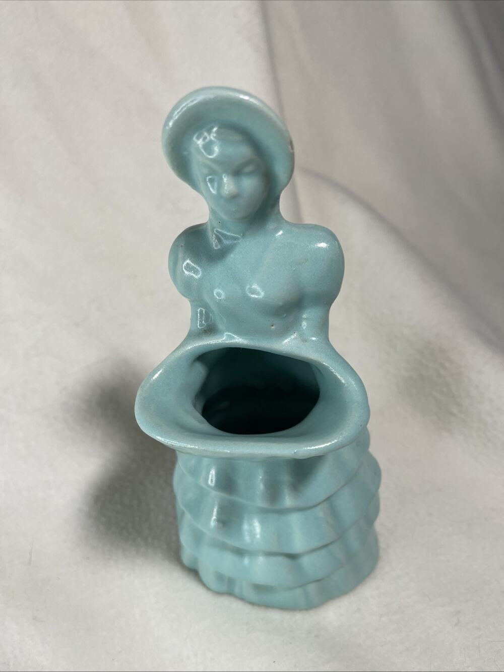 Vintage Haeger Art Pottery , “Flower girl” Vase/ Pot